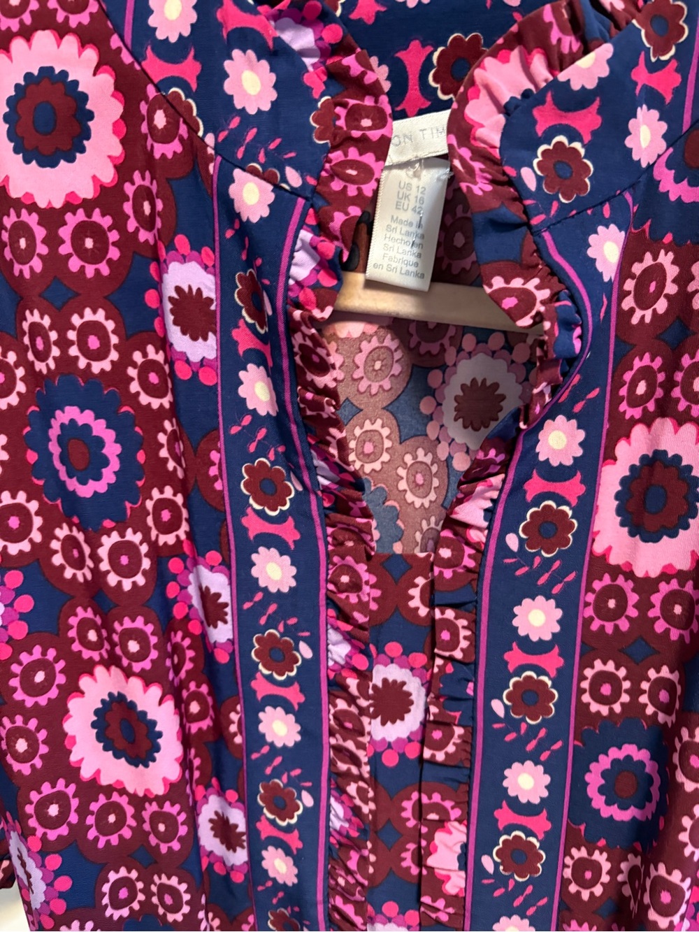 London Times Purple Floral Print Maxi Dress - Picture 4 of 12